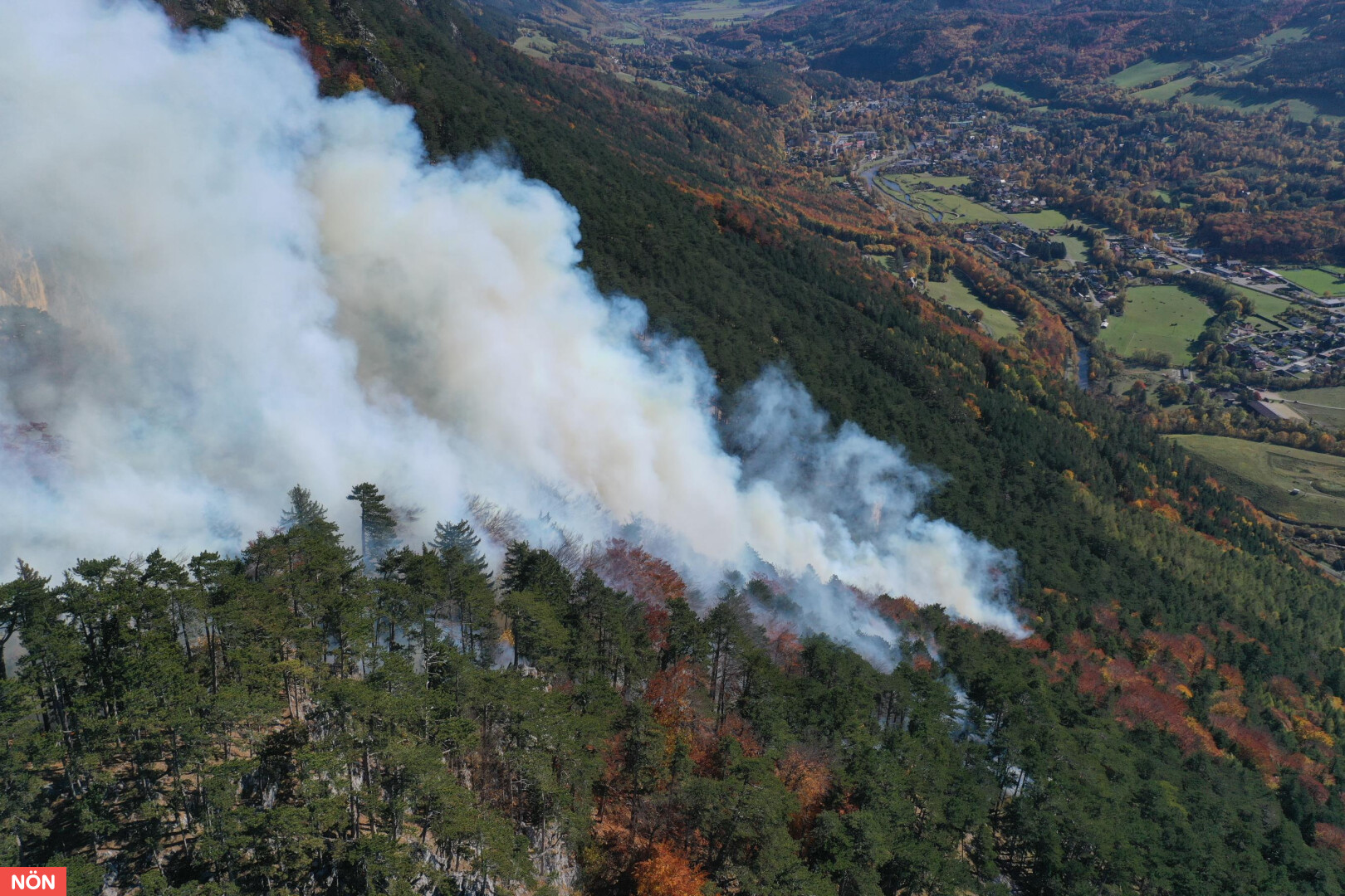 incendiu de padure austria