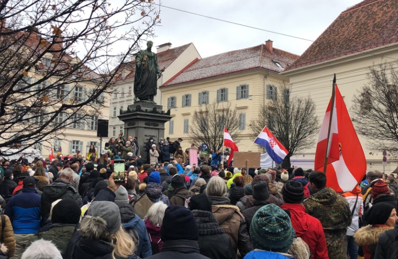 protesta-contra vaccinarii-obligatorii-austria