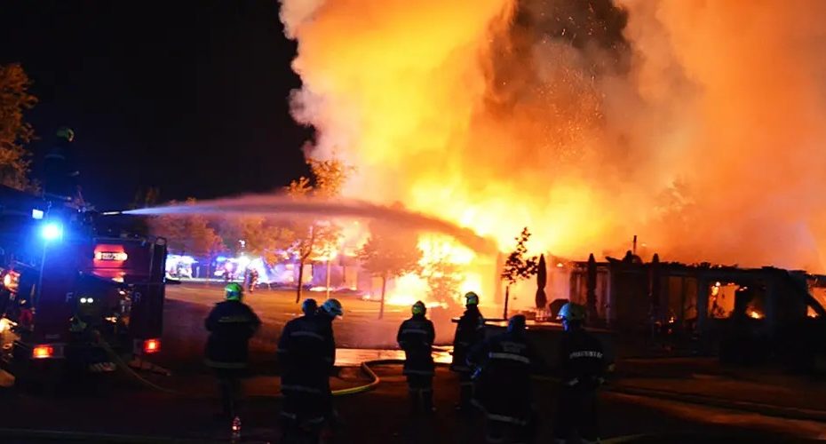 incendiu supermarket viena