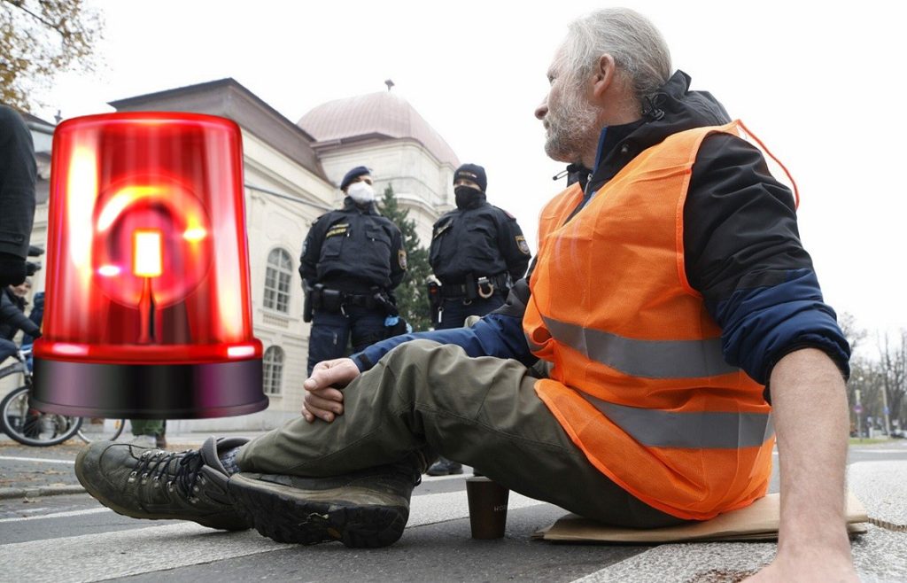 Activiștii climă blocat drumuri oraşe austiece