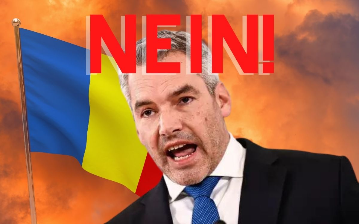 Nehammer blochează România în Schengen