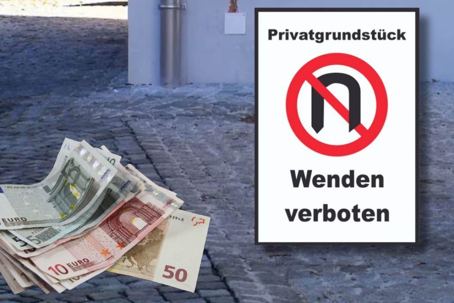 Cu roțile din spate pe o proprietată privată? Amendă