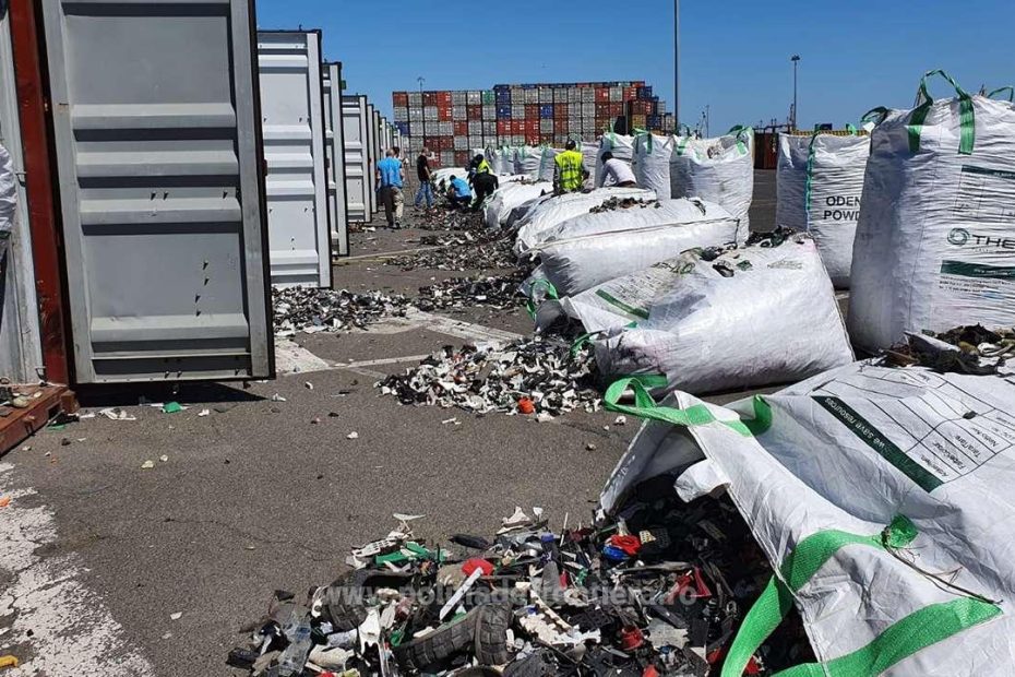 Deșeuri trimise în România în 2022