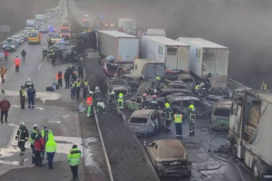 Accident apocaliptic autostrada Ungaria