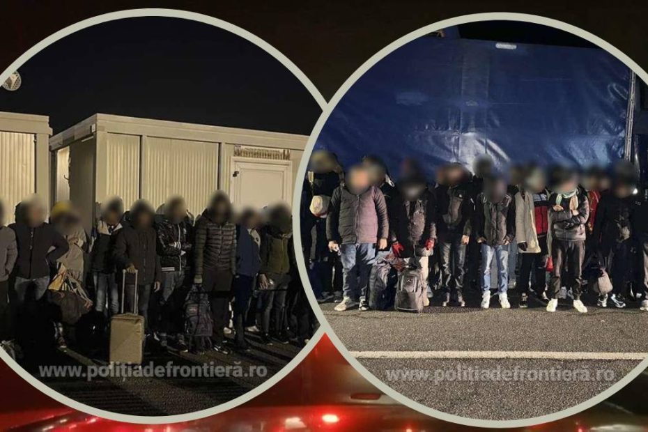 români reținuți cercetați trafic migranți