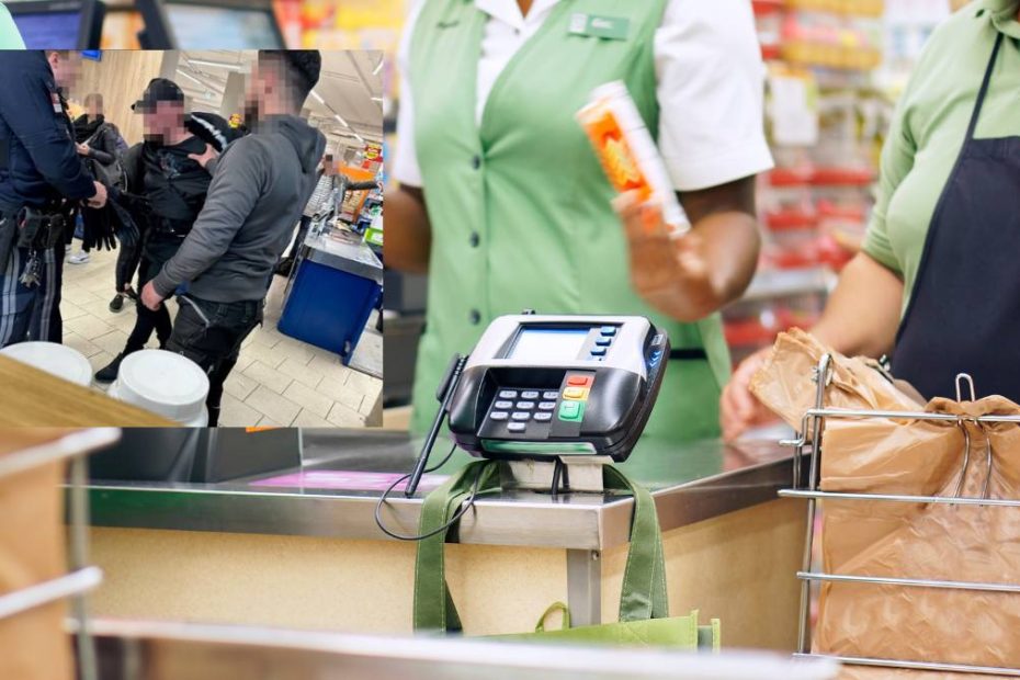 Nu a vrut să plătească la supermarket