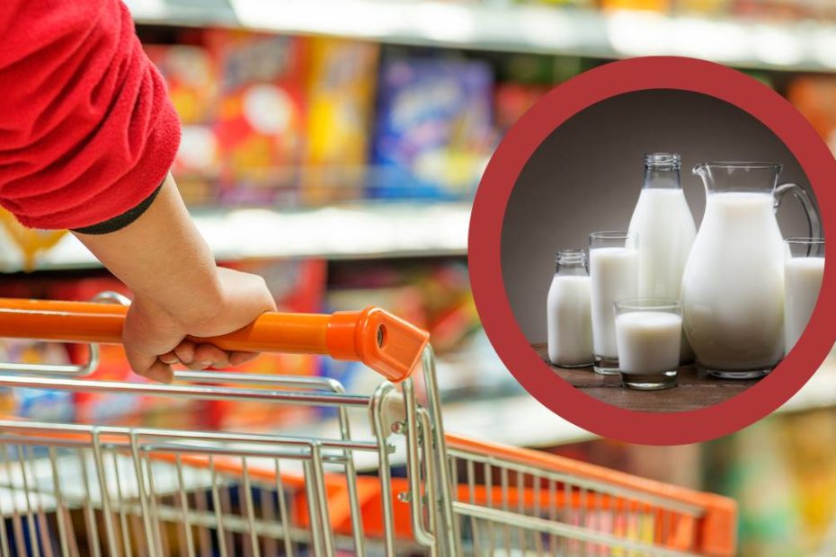 Laptele vândut Lidl Kaufland supermarketuri