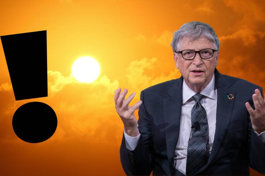 Bill Gates vrea să blocheze lumina soarelui
