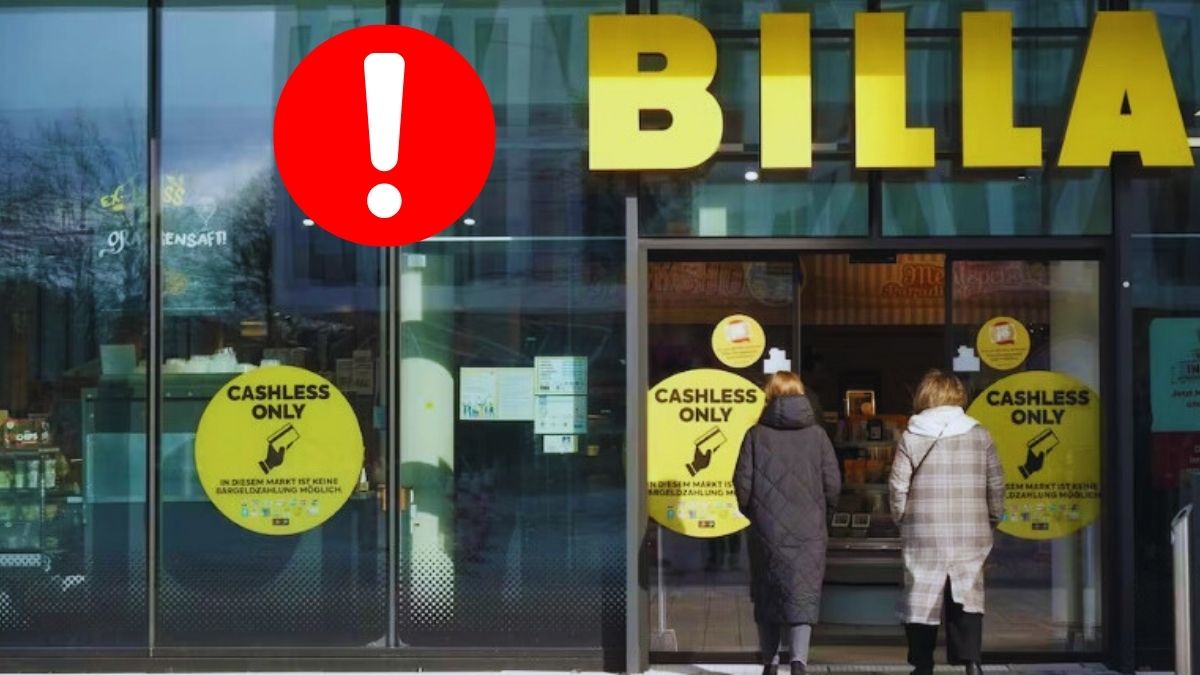 Supermarketul Billa din Viena refuză plata cash