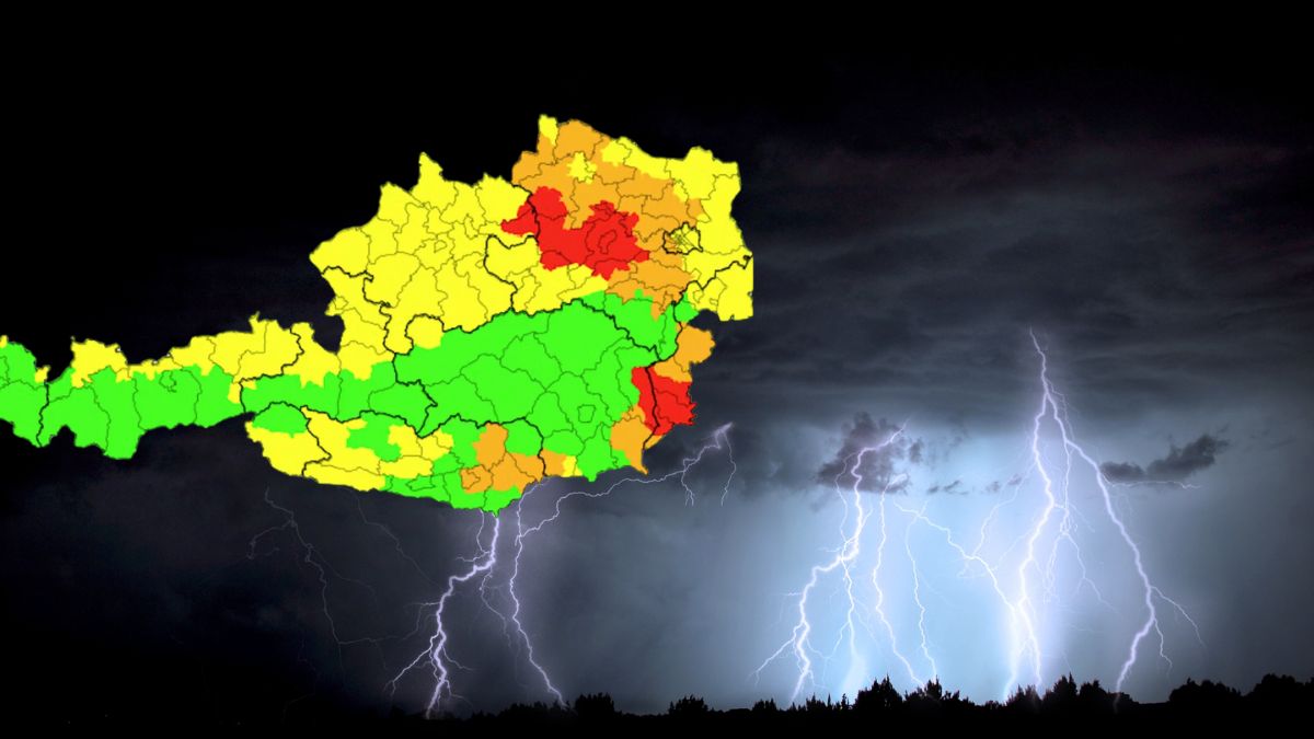 Cod roșu în Austria vreme severă