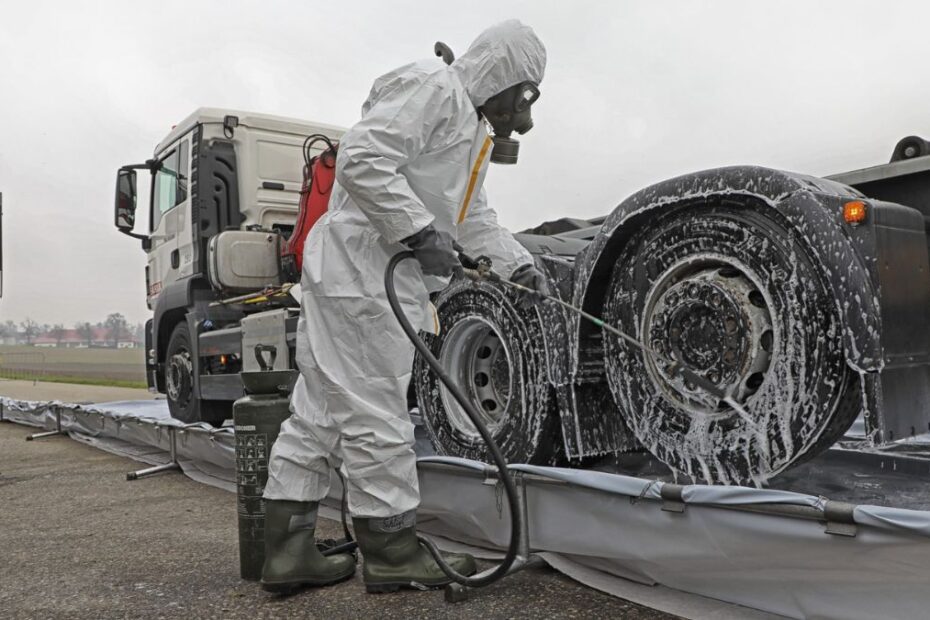 Operațiune masivă de decontaminare a vehiculelor Austria