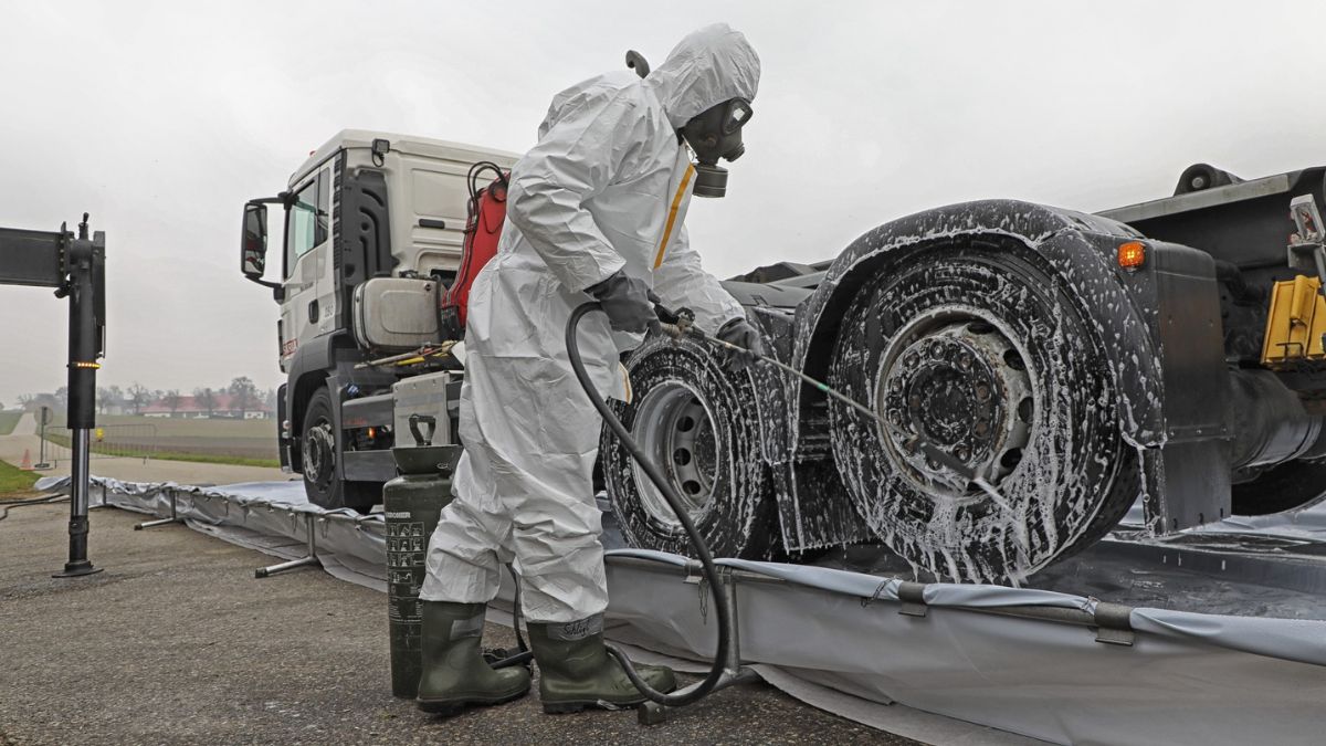 Operațiune masivă de decontaminare a vehiculelor Austria