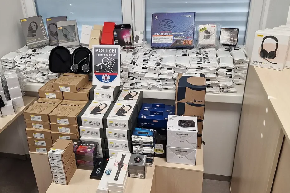 Dispozitive electronice sigilate furate din Germania confiscate în Austria