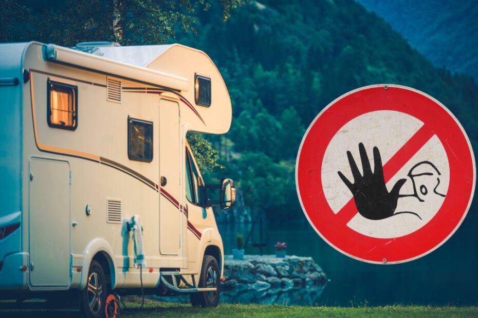interzis pentru camper