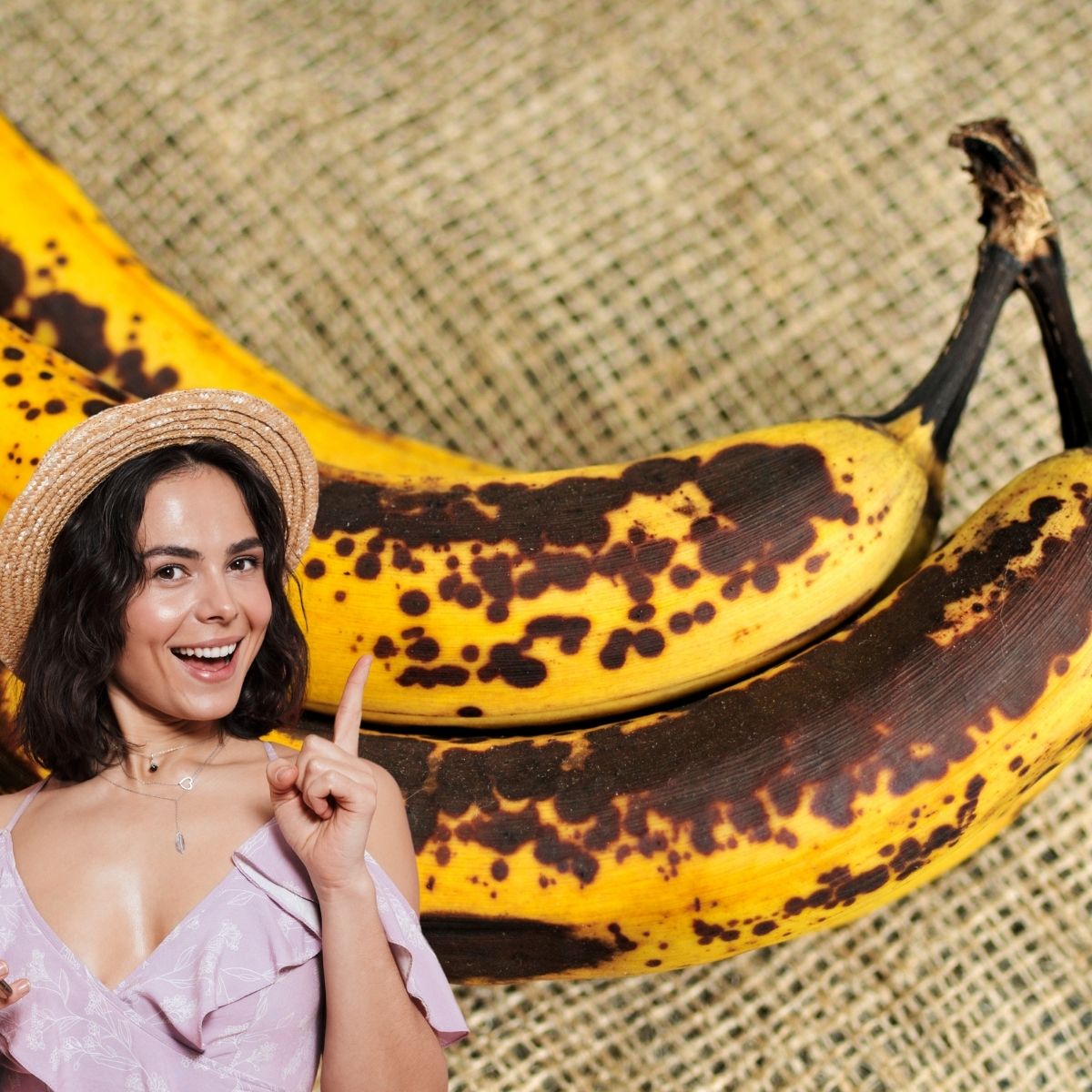 bananele vechi foto femeie are o idee de utilizare