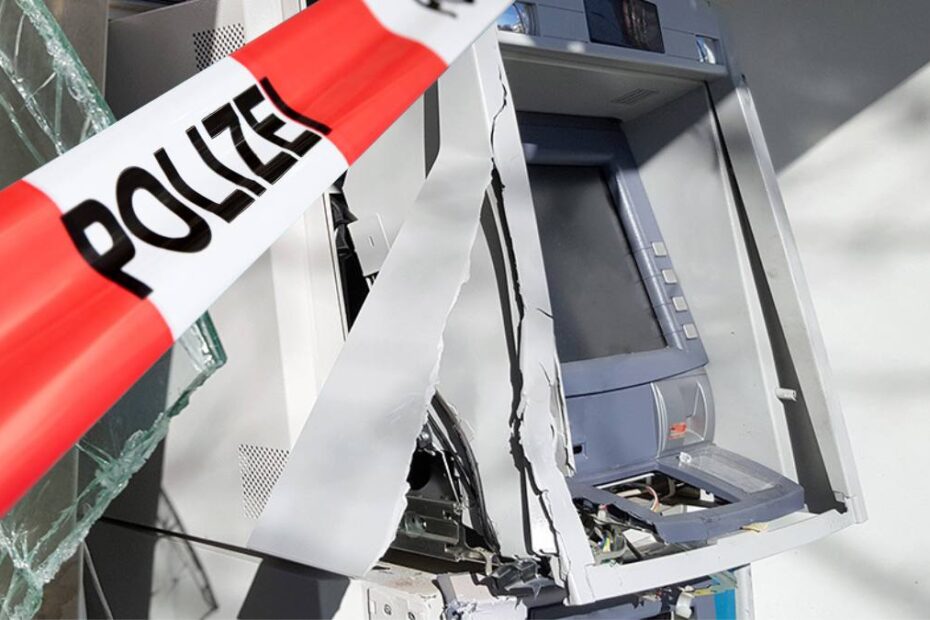 Bancomat aruncat în aer