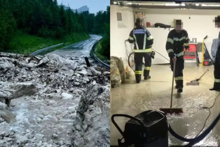 furtuni puternice cu alunecari de teren