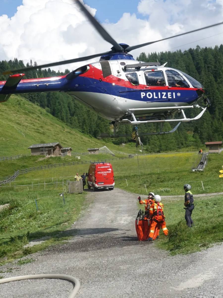 Alunecări de teren în Austria
