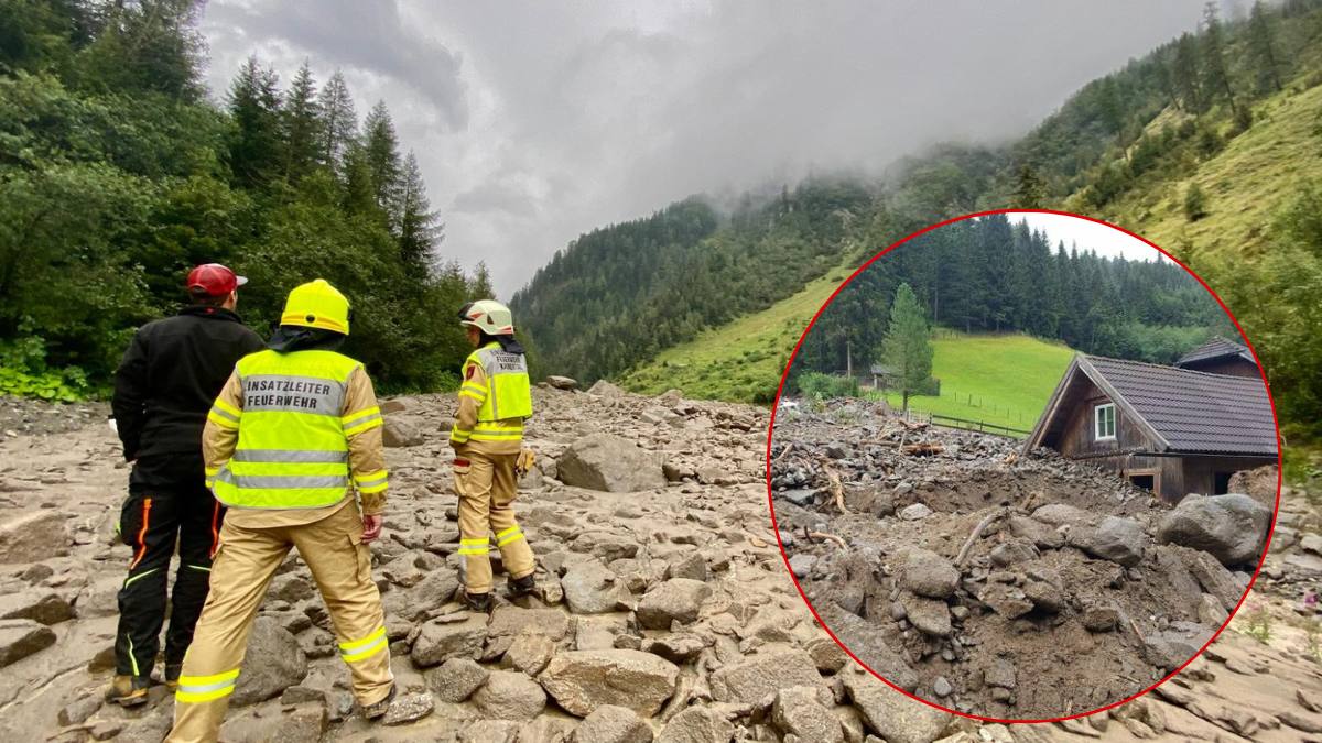 Alunecări de teren în Austria
