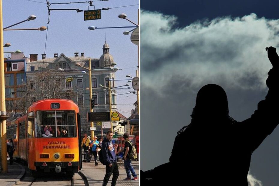 Tânăr a amenințat cu atacuri în Graz