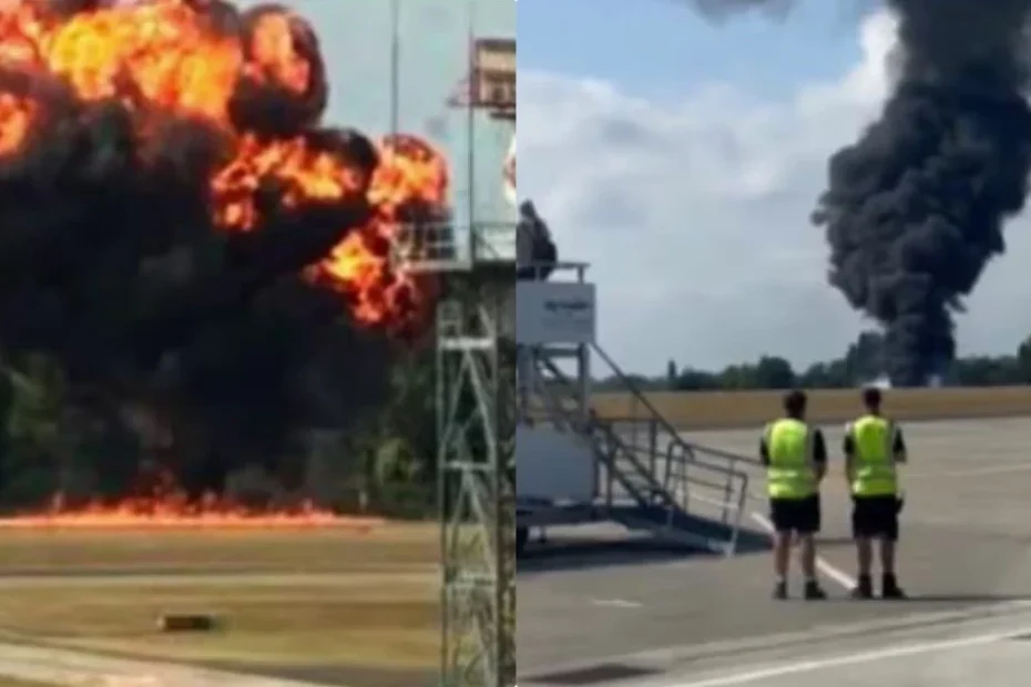 Catastrofă la aeroport – explozie pe pista de decolare. Cel puțin 4 persoane au murit, aeroportul închis până la noi ordine.