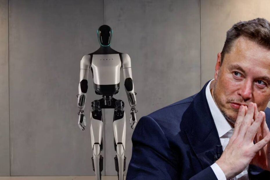 robotul Optimus Elon Musk