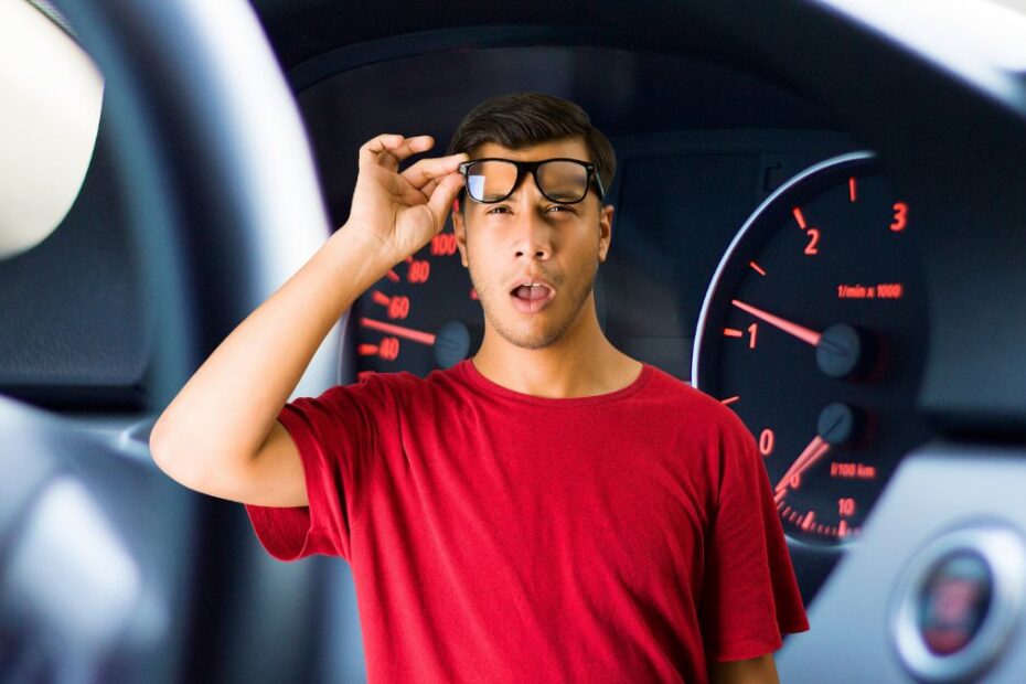 butonul cu A din mașină