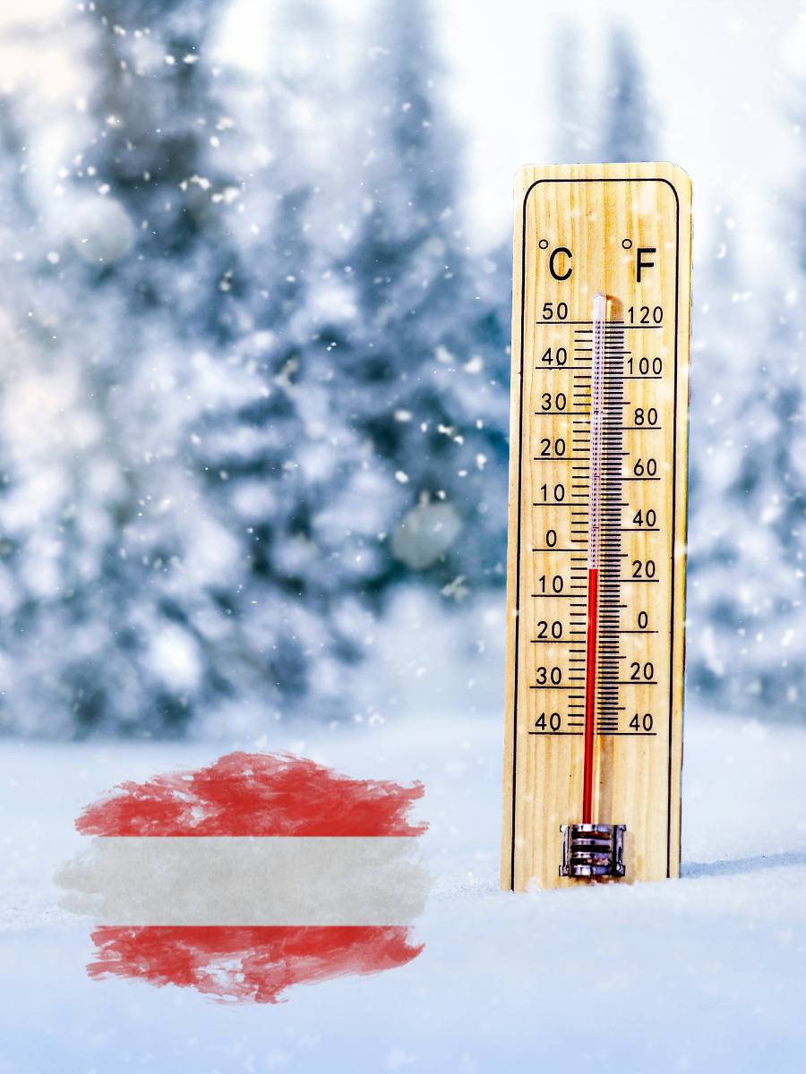 Austria îngheață, temperaturi extreme: aici au fost minus 27,9 grade