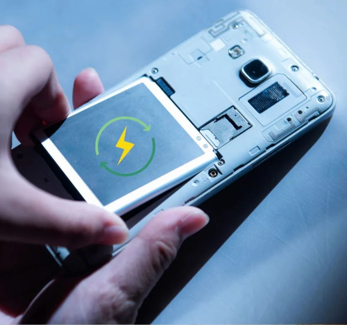 Exemplu de baterii înlocuibile și concept de reparabilitate