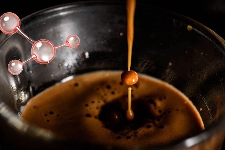 cafea ultrasunete, espresso fără căldură. Imagine: ceașcă de cafea picătură