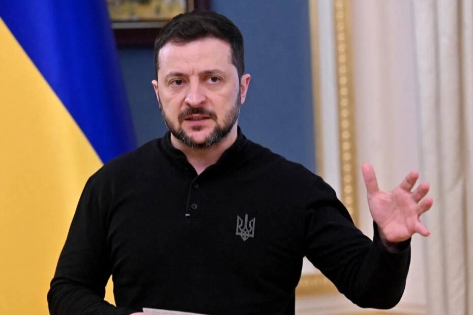 Ucraina lovește din nou în inima Rusiei. În imagine, Volodimir Zelenski