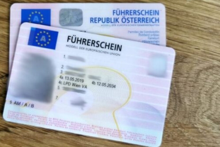 Austria. Noi modificări pentru deținătorii de permise de conducere