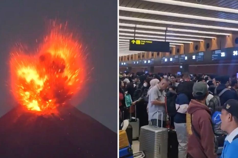 Erupție uriașă, șapte aeroporturi închise