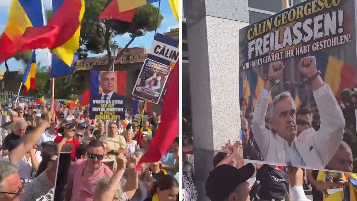 Proteste pentru Călin Georgescu în diaspora